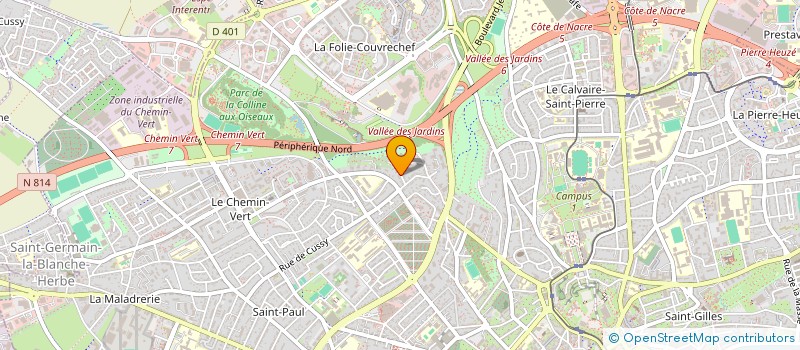 localisation de l'entreprise JUALIMA à CAEN