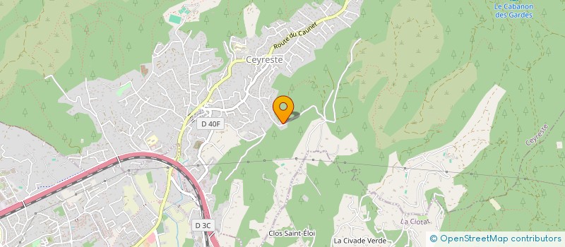 localisation de l'entreprise JUALINA à CEYRESTE