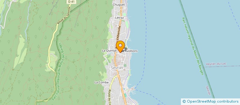 localisation de l'entreprise JUALLIT  SEVRIER