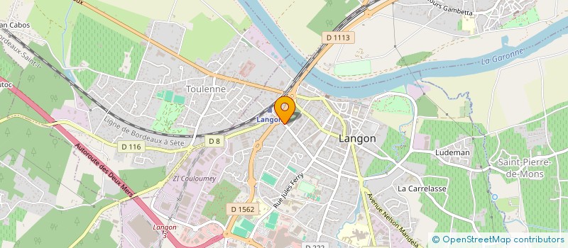 localisation de l'entreprise JUAMA à LANGON