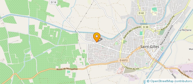 localisation de l'entreprise JUAMA  SAINT-GILLES