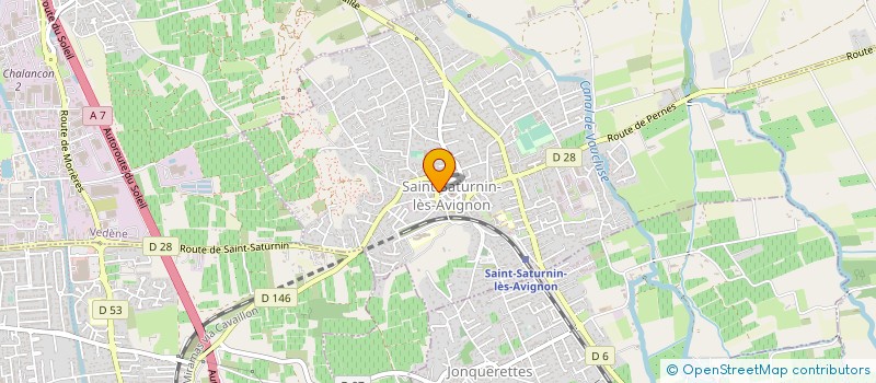 localisation de l'entreprise JUAN BUITRAGO MACONNERIE à SAINT-SATURNIN-LES-AVIGNON