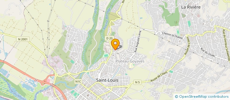 localisation de l'entreprise JUAN DE NOVA  SAINT-LOUIS