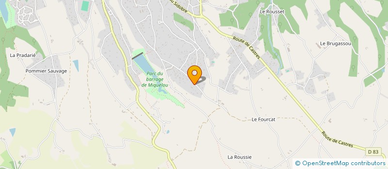 localisation de l'entreprise JUAN ET FILS ISOLATION  GRAULHET