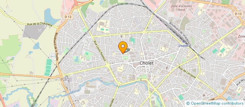 localisation de l'entreprise JUAN G B&B  CHOLET