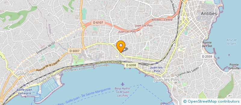localisation de l'entreprise JUAN MANEGE à ANTIBES