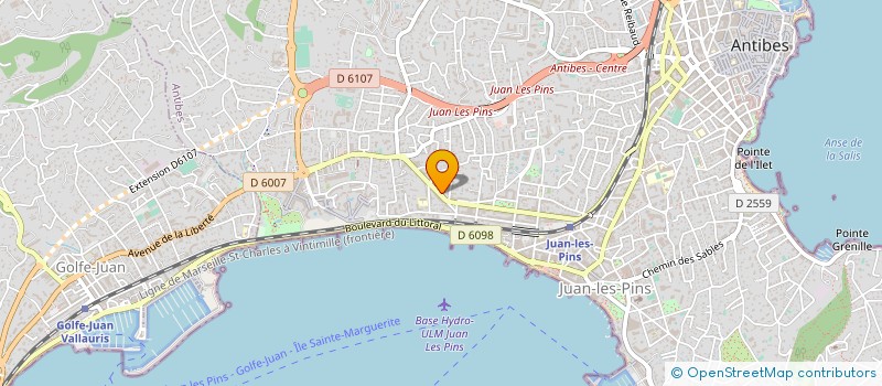 localisation de l'entreprise JUAN MEDICAL SANTE  ANTIBES