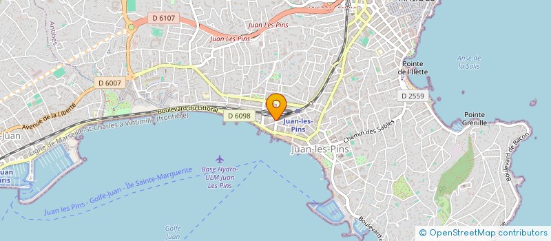 localisation de l'entreprise JUAN VELLEDA à ANTIBES