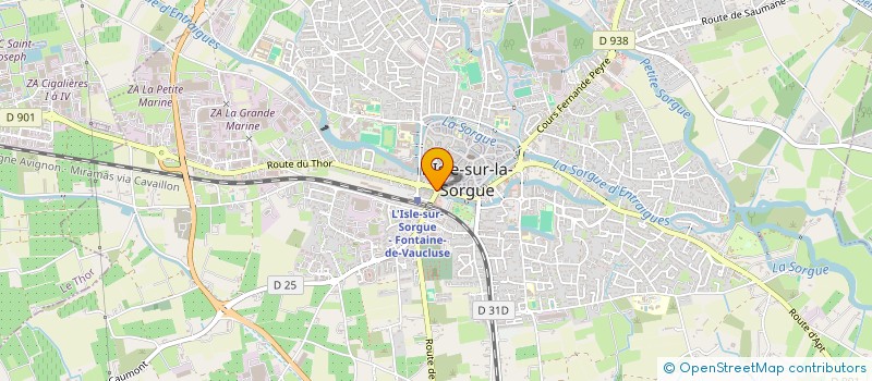 localisation de l'entreprise JUANA DECO SARL à L'ISLE-SUR-LA-SORGUE