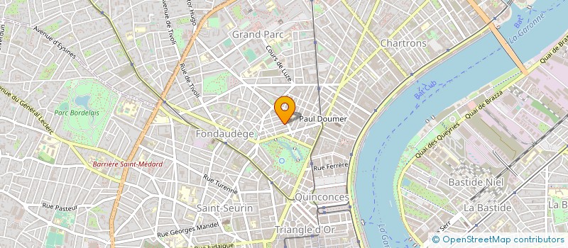 localisation de l'entreprise JUANAFILM à BORDEAUX
