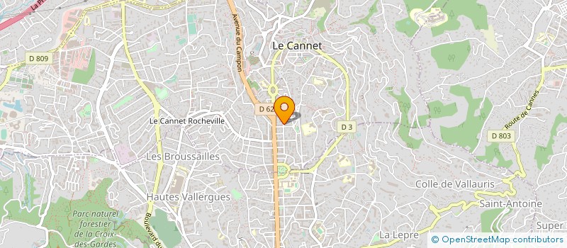 localisation de l'entreprise JUANAISE IMMOBILIERE à LE CANNET