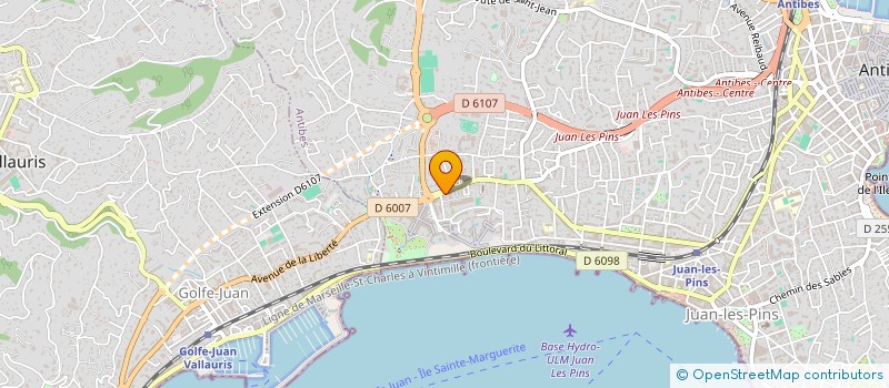 localisation de l'entreprise JUANDIS à ANTIBES