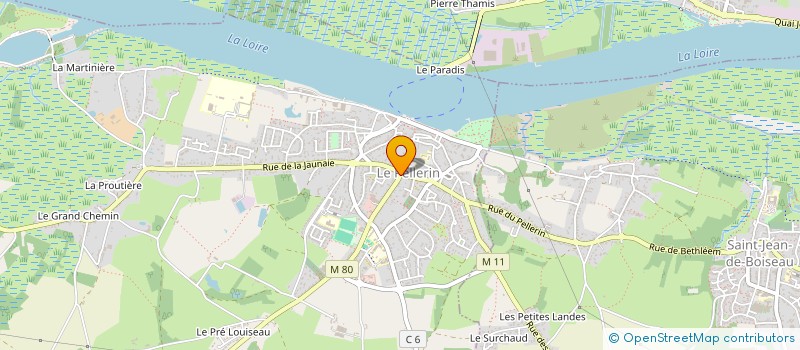 localisation de l'entreprise JUANICK  LE PELLERIN