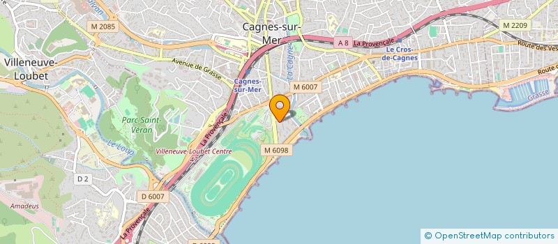 localisation de l'entreprise JUANITA à CAGNES-SUR-MER