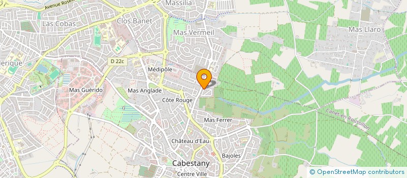 localisation de l'entreprise JUANOLA-RUIZ  CABESTANY