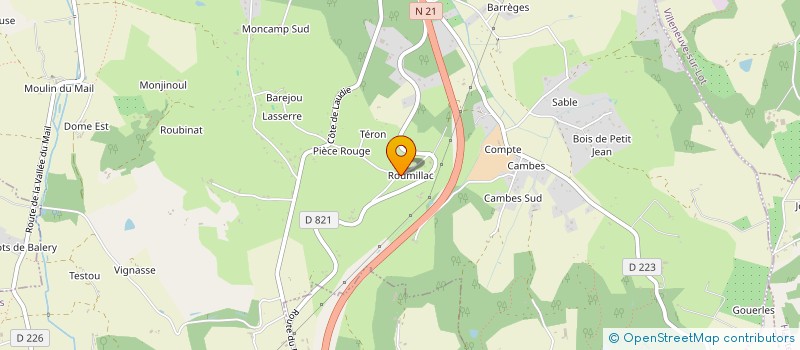 localisation de l'entreprise JUANVI  PUJOLS