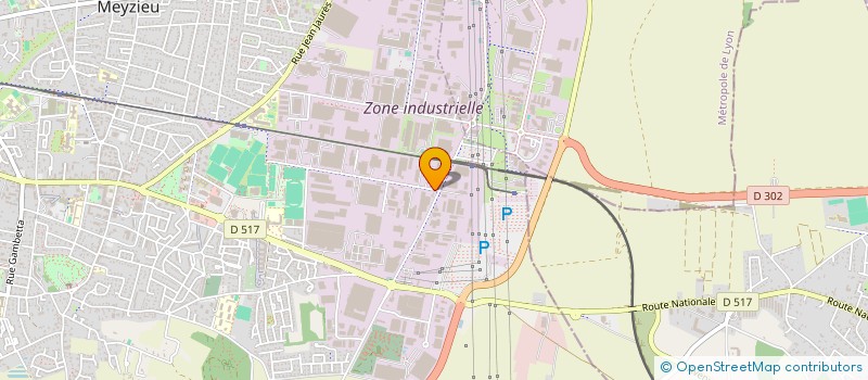 localisation de l'entreprise JUAREZ AUTOS  MEYZIEU