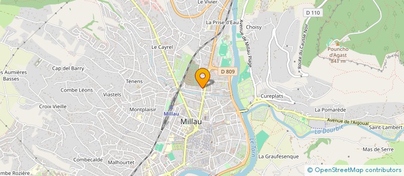 localisation de l'entreprise JUAREZ IMMO  MILLAU