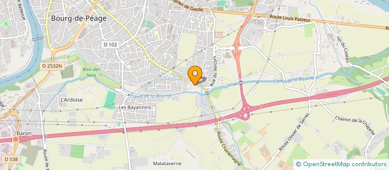 localisation de l'entreprise JUARPOLO  BOURG-DE-PEAGE