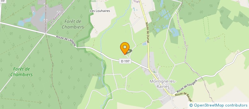 localisation de l'entreprise JUB'IMMO  MONTIGNE-LES-RAIRIES