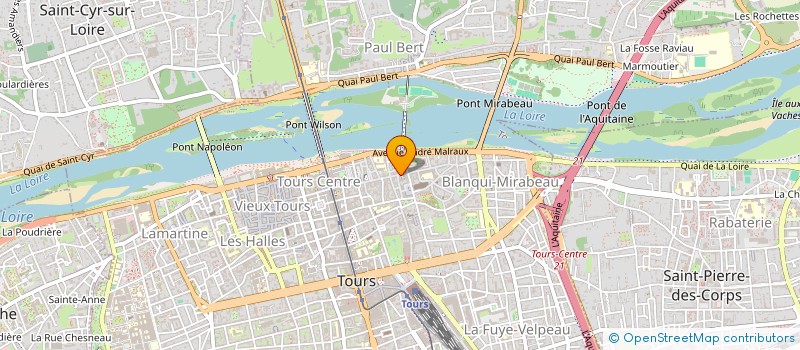 localisation de l'entreprise JUB'S BURGER  TOURS