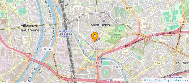 localisation de l'entreprise JUBA à SAINT-DENIS