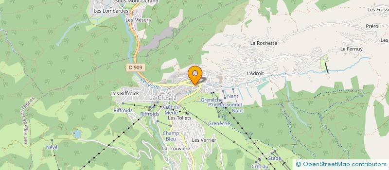 localisation de l'entreprise JUBA à LA CLUSAZ