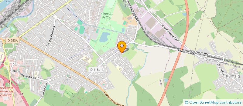 localisation de l'entreprise JUBADU  YUTZ