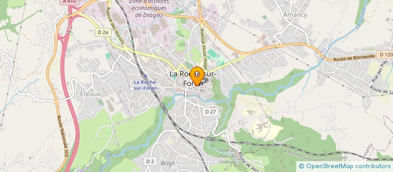 localisation de l'entreprise JUBAHE  LA ROCHE-SUR-FORON