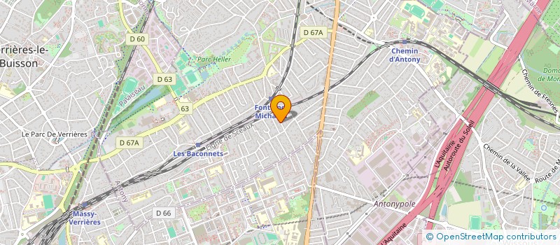 localisation de l'entreprise JUBAMIC à ANTONY