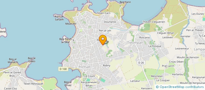 localisation de l'entreprise JUBAOL29  PLOUDALMEZEAU