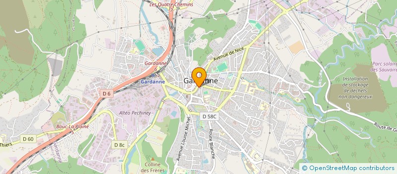 localisation de l'entreprise JUBATRIS à GARDANNE
