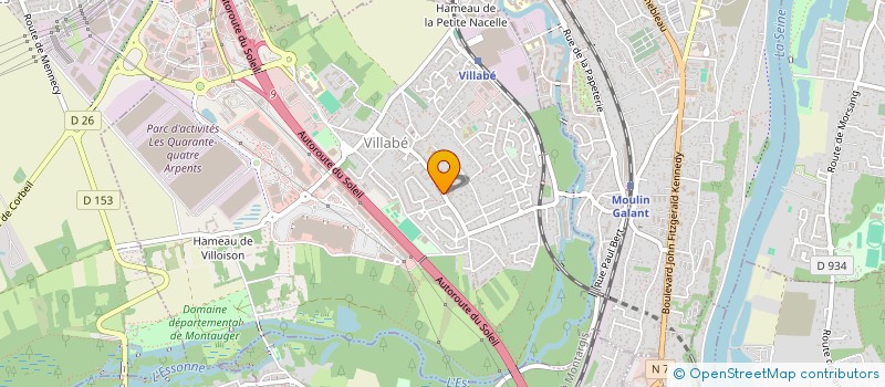 localisation de l'entreprise JUBATUS TRANSPORTS à CORBEIL-ESSONNES