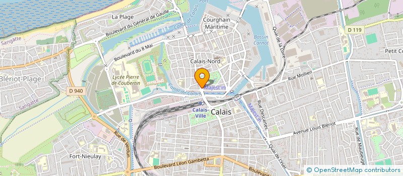localisation de l'entreprise JUBAU à CALAIS