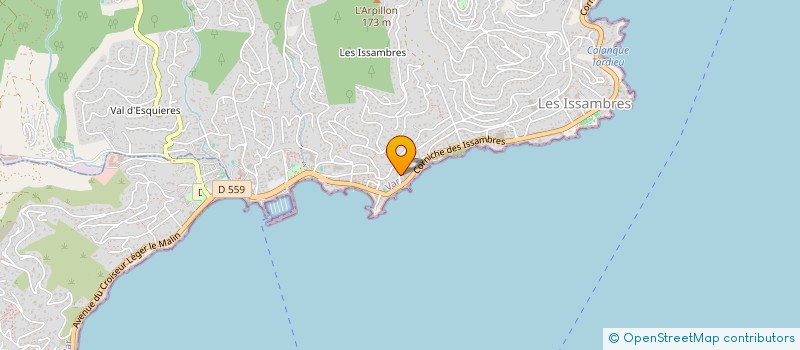 localisation de l'entreprise JUBEA à ROQUEBRUNE-SUR-ARGENS
