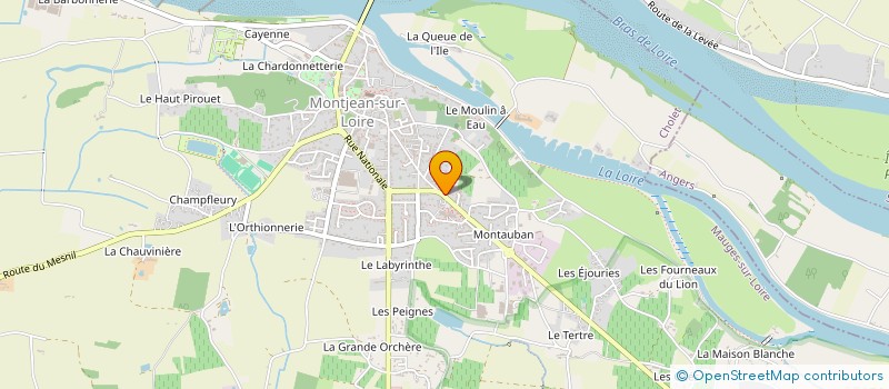 localisation de l'entreprise JUBEAU INVESTISSEMENTS  MAUGES-SUR-LOIRE