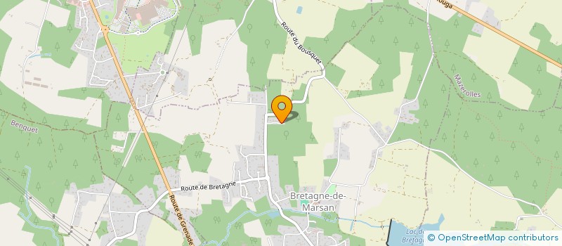 localisation de l'entreprise JUBEL40  BRETAGNE-DE-MARSAN