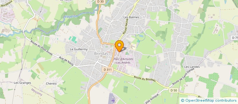 localisation de l'entreprise JUBELLE à BRINDAS