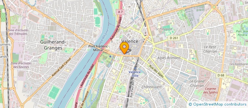 localisation de l'entreprise JUBEN  VALENCE