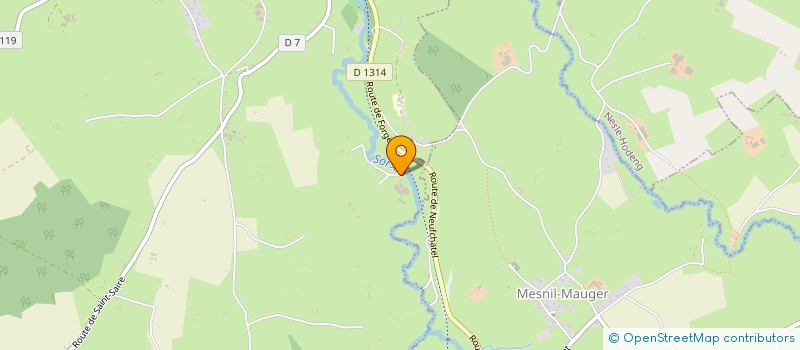 localisation de l'entreprise JUBERT  SAINT-SAIRE