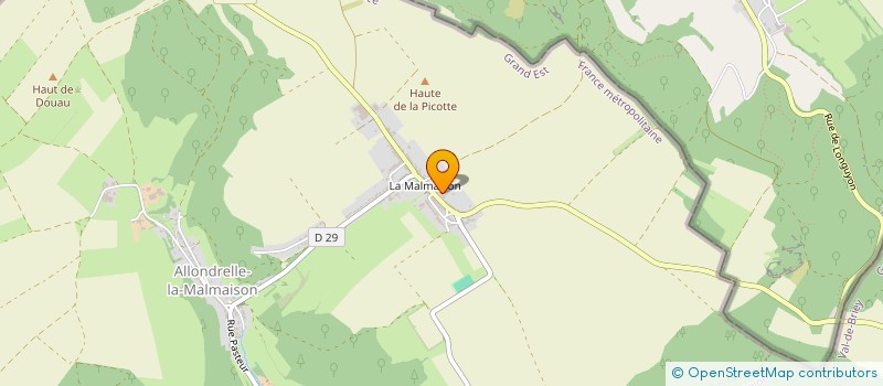 localisation de l'entreprise JUBERT  ALLONDRELLE-LA-MALMAISON