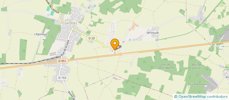 localisation de l'entreprise JUBERT MECA-PL  JARDRES