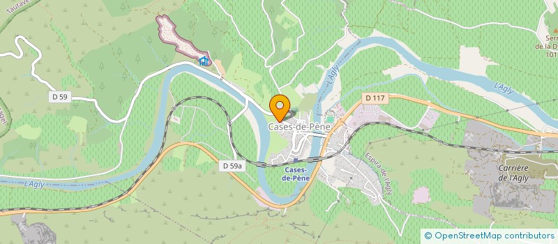 localisation de l'entreprise JUBILATIONS  CASES-DE-PENE