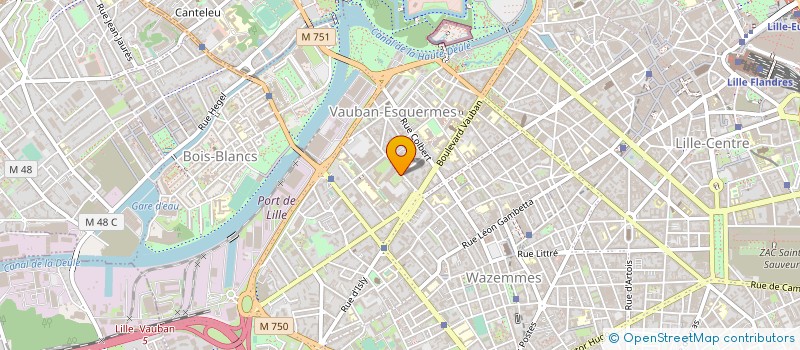 localisation de l'entreprise JUBILEE à LILLE