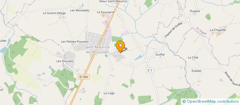 localisation de l'entreprise JUBILEM à SAINT-MAURICE-LES-BROUSSES