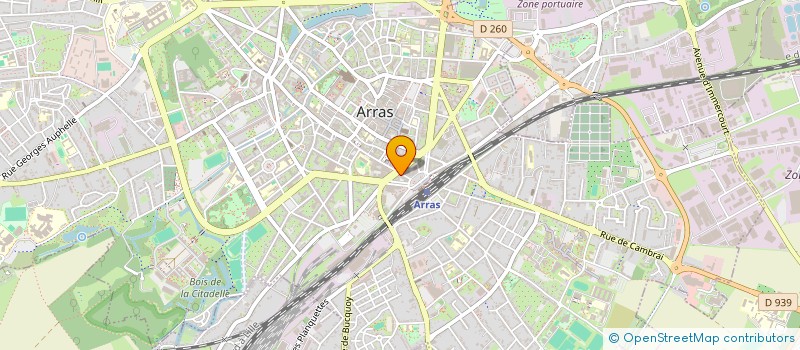 localisation de l'entreprise JUBIN HANO à ARRAS