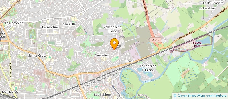 localisation de l'entreprise JUBIN IMMOBILIER  LE MANS