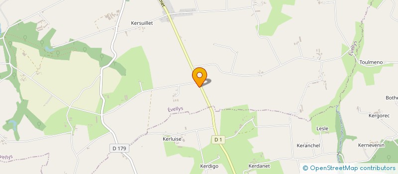 localisation de l'entreprise JUBLABAR  EVELLYS