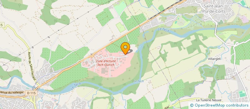 localisation de l'entreprise JUBLO  CERET