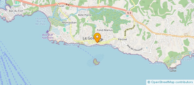 localisation de l'entreprise JUBOAT  LE GOSIER